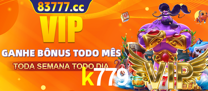 Banner promocional do k779 oferecendo 100% de recompensas adicionais contínuas para quem fizer o login diário (Daily sign-in), com um mascote de coelho.