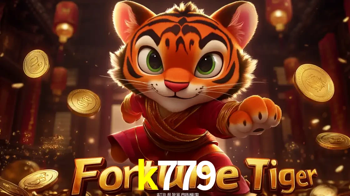O carismático mascote do jogo de slot Fortune Tiger, um tigre fofo em pose de artes marciais, pronto para trazer sorte e multiplicadores de ganhos no cassino online k779.